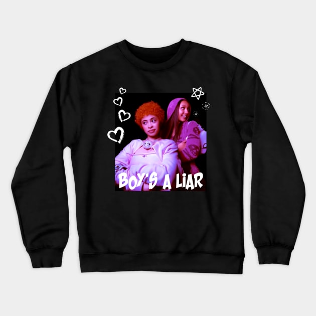 Boy’s a liar Crewneck Sweatshirt by Ritvik Takkar